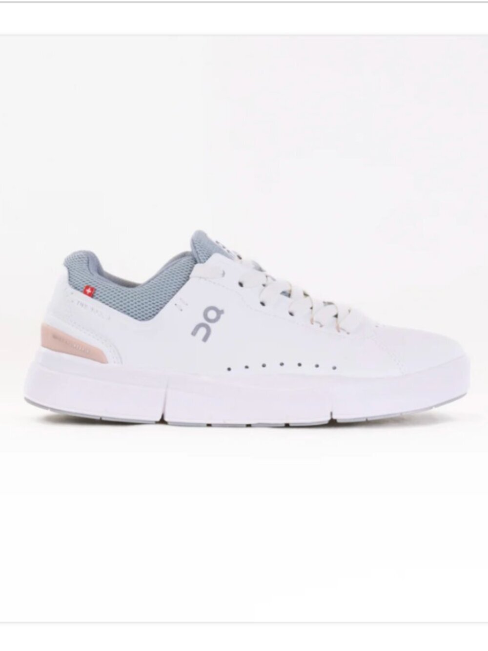 On The Roger Advantage Tennis Shoes Women’s Size 11 White/Rose Sneakers